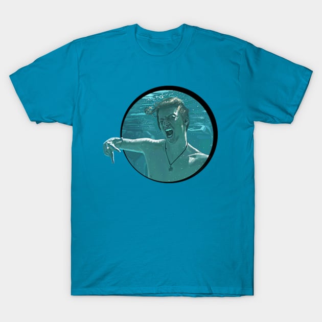 Underwater Self Portrait T-Shirt by xzaclee16